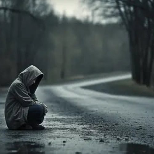 pngtree-sad-person-sitting-on-a-muddy-road-in-the-rain-image_2576887